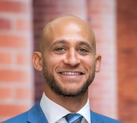 Young smiling professional man